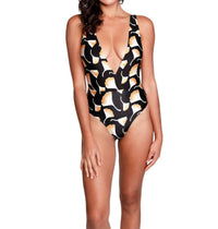 Sauipe - Jacky Deep Plunge One Piece Swimsuit
