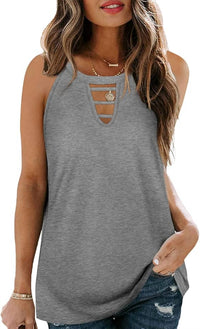 Shirley Stone - Keyhole Tank Top