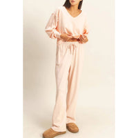 Double Zero - High Waist Wide Leg Lounge Pants