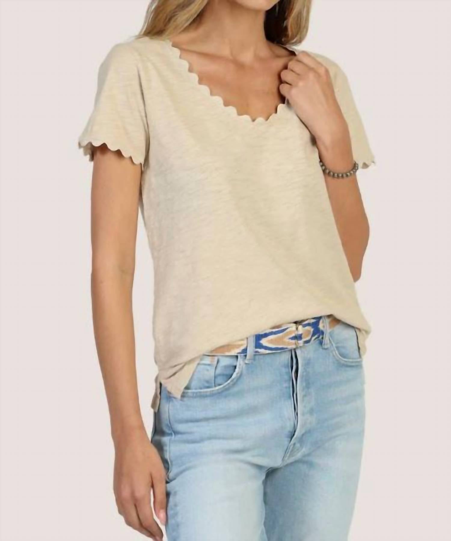 Dylan - Ric Rac Short Sleeve Tee