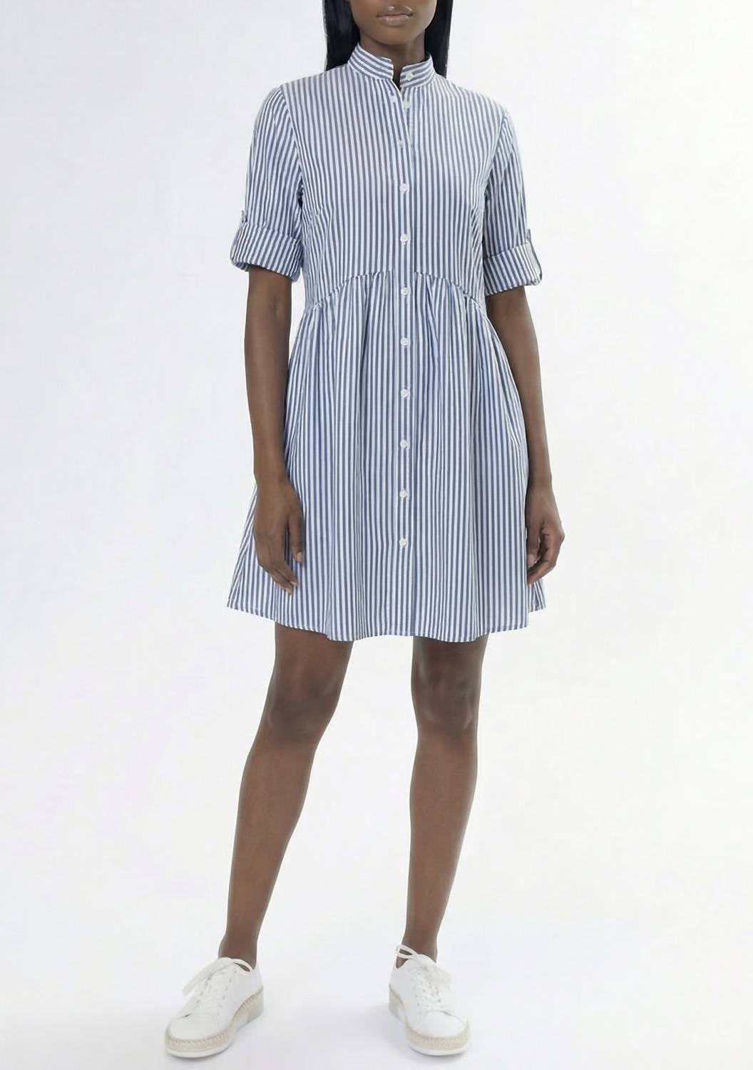Area Stars Women's Vanya Dress in navy light blue stripe - women's dress - view 4