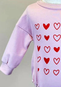 Mbs Wholesale - Girl's Heart Bubble Romper