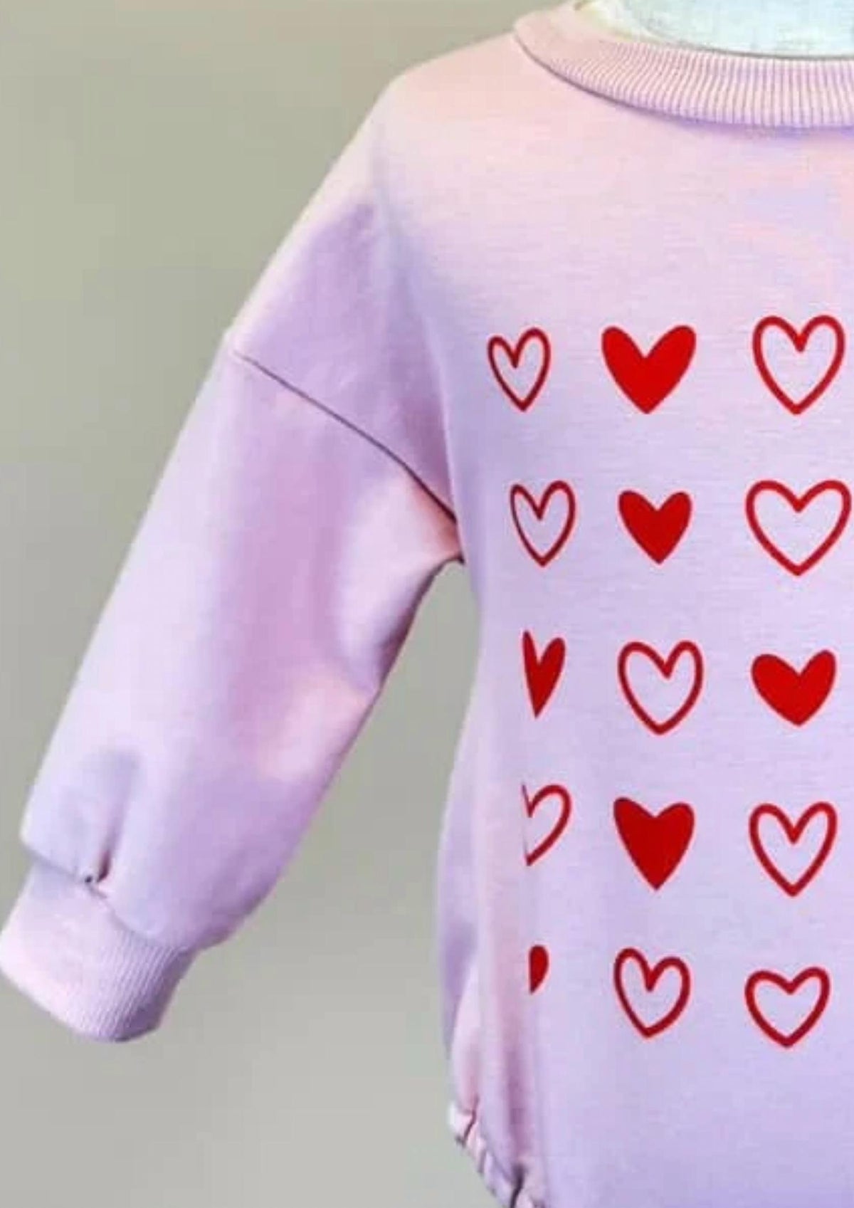 Mbs Wholesale - Girl's Heart Bubble Romper
