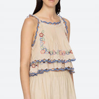 Sea - Melinda Embroidered Tank Top