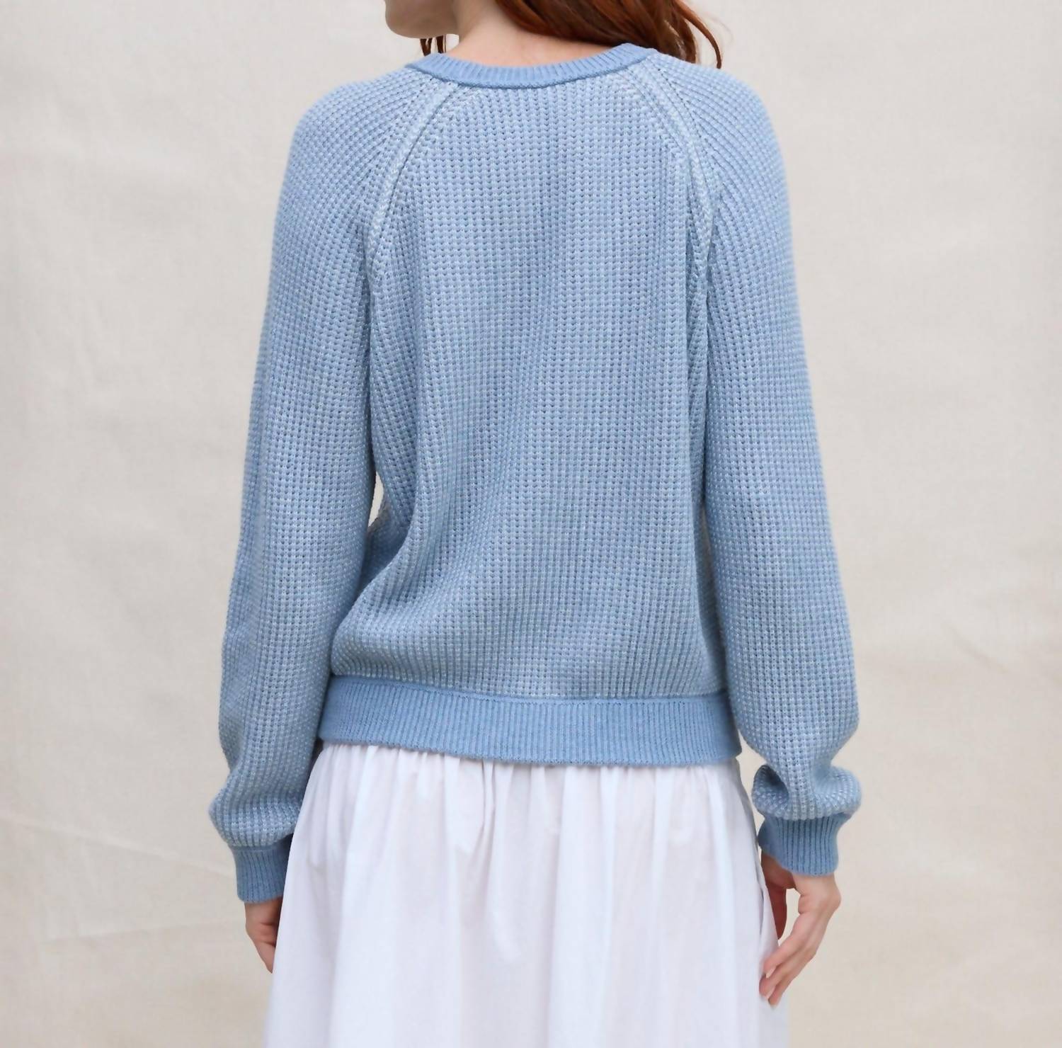 Margaret O'Leary - Thermal Raglan Sleeve Sweatshirt