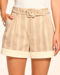 Ramy Brook - Lillia Cotton Belted Mini Shorts