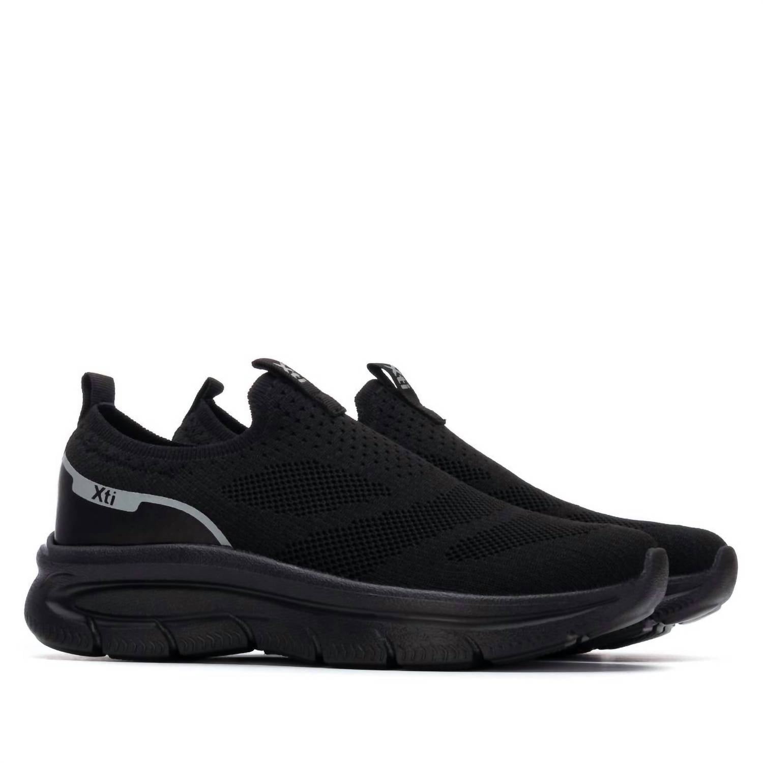 Xti Women's Textile Sneakers in black - women's sneaker - view 4