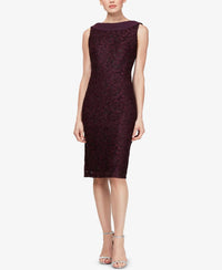 Slny - Women's Sleeveless Cowl Neck Cocktail Dress