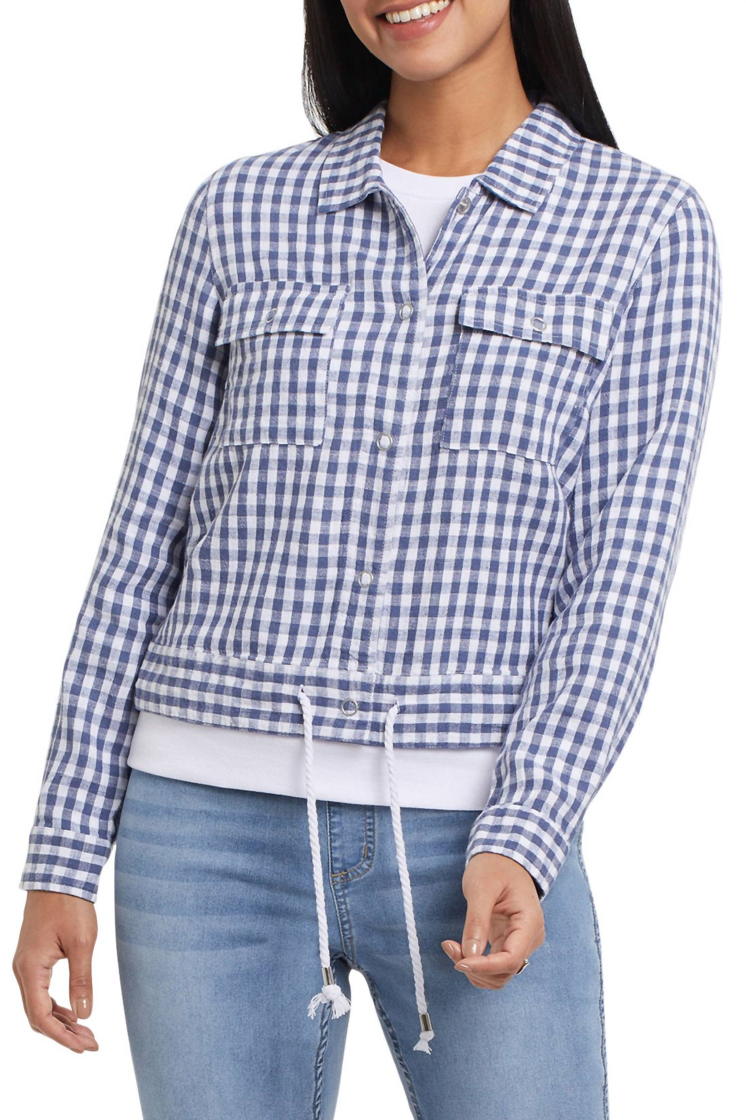 Tribal - Cindy Crop Jacket With Drawstring