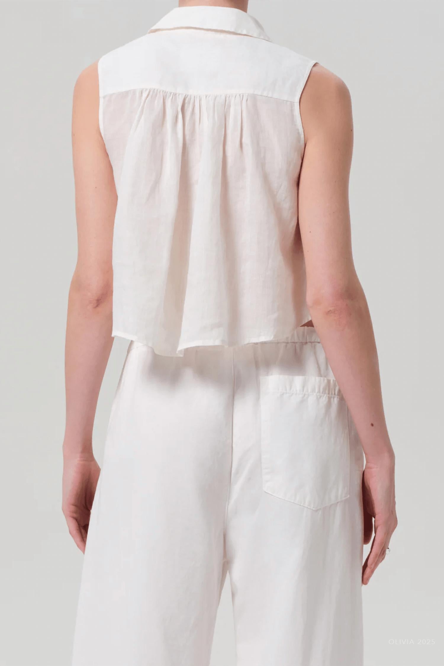Citizens Of Humanity - Sleeveless Ambrose Crop Top