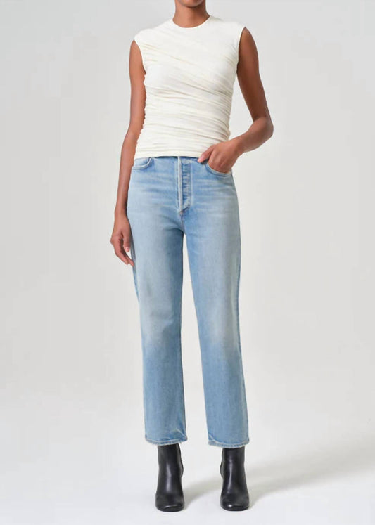 Agolde - 90's Pinch Waist High-rise Crop Jeans