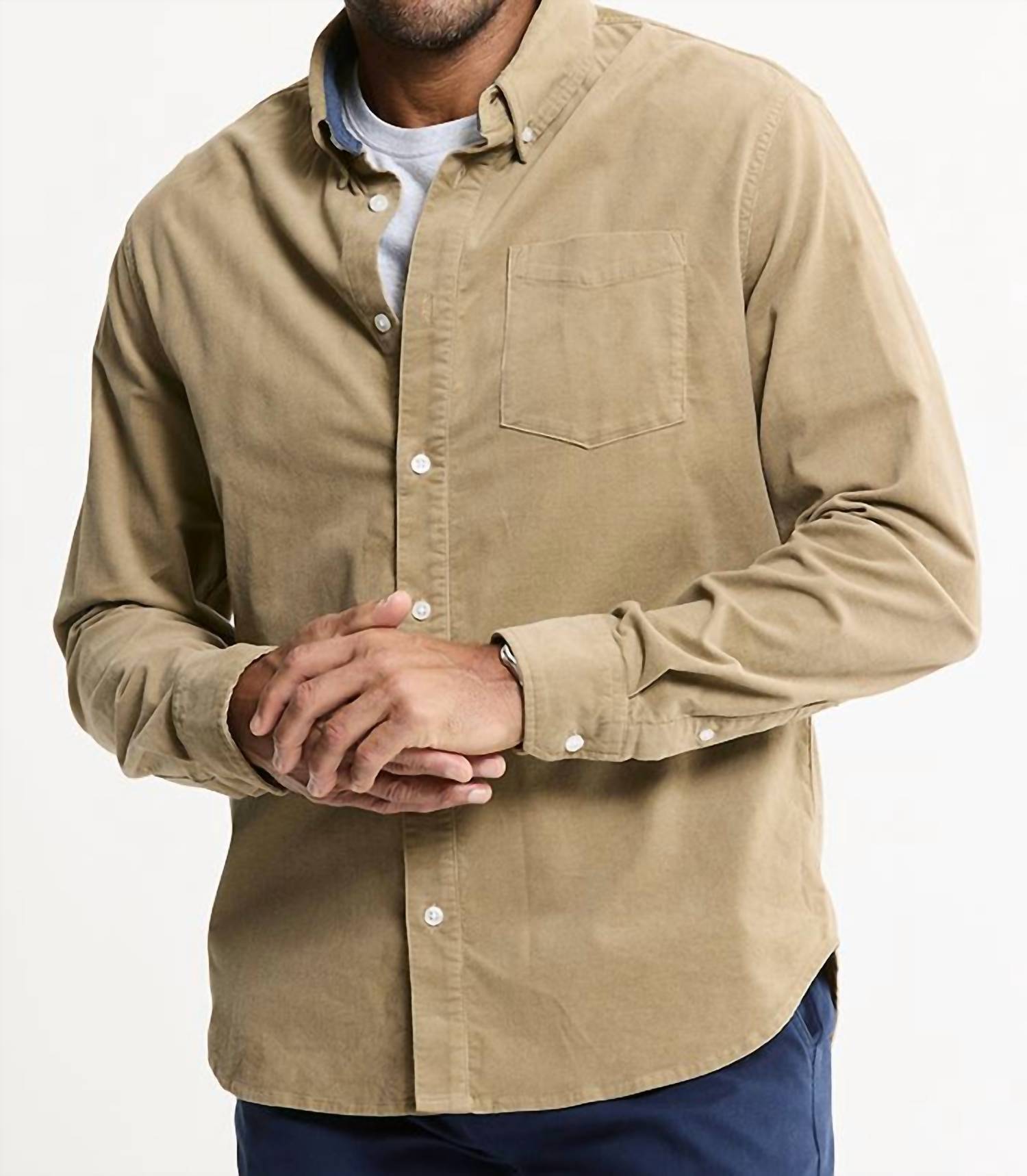 Jachs New York - Corduroy Long Sleeve Button-down Shirt