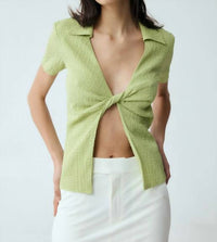 Third Form - Waffle Twist Shirt
