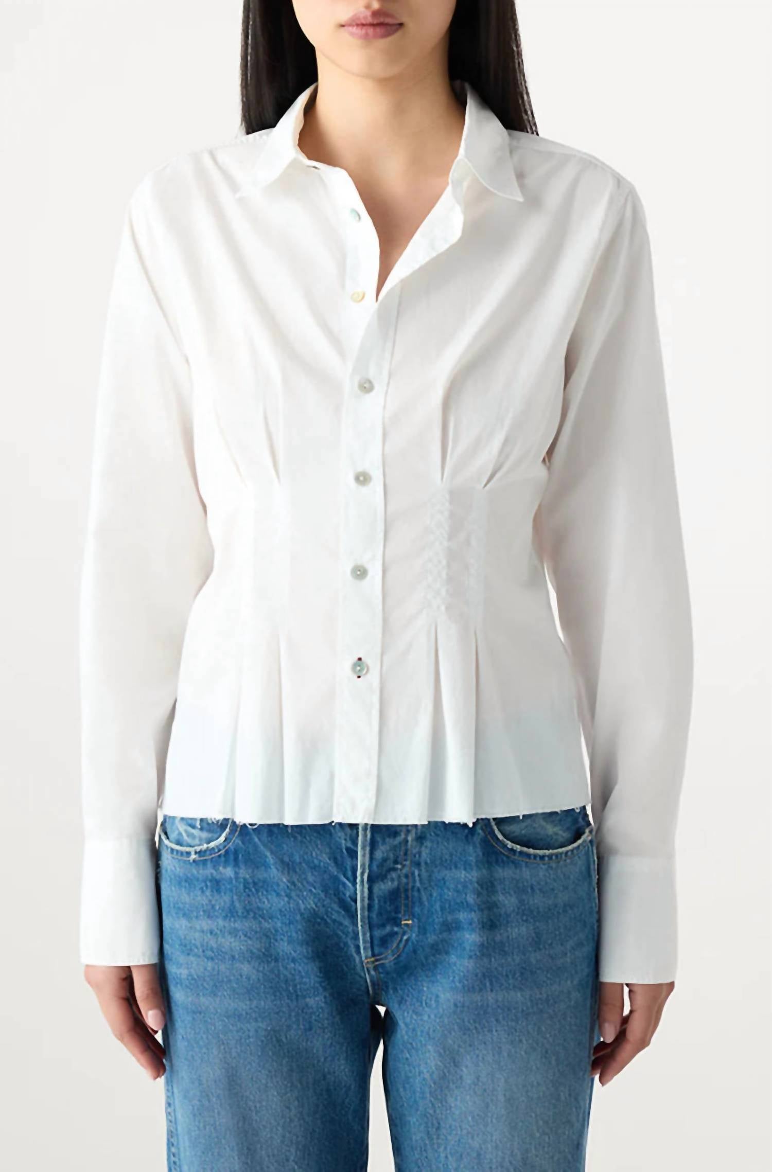 Amo - Lucinda Cinched Back Shirt