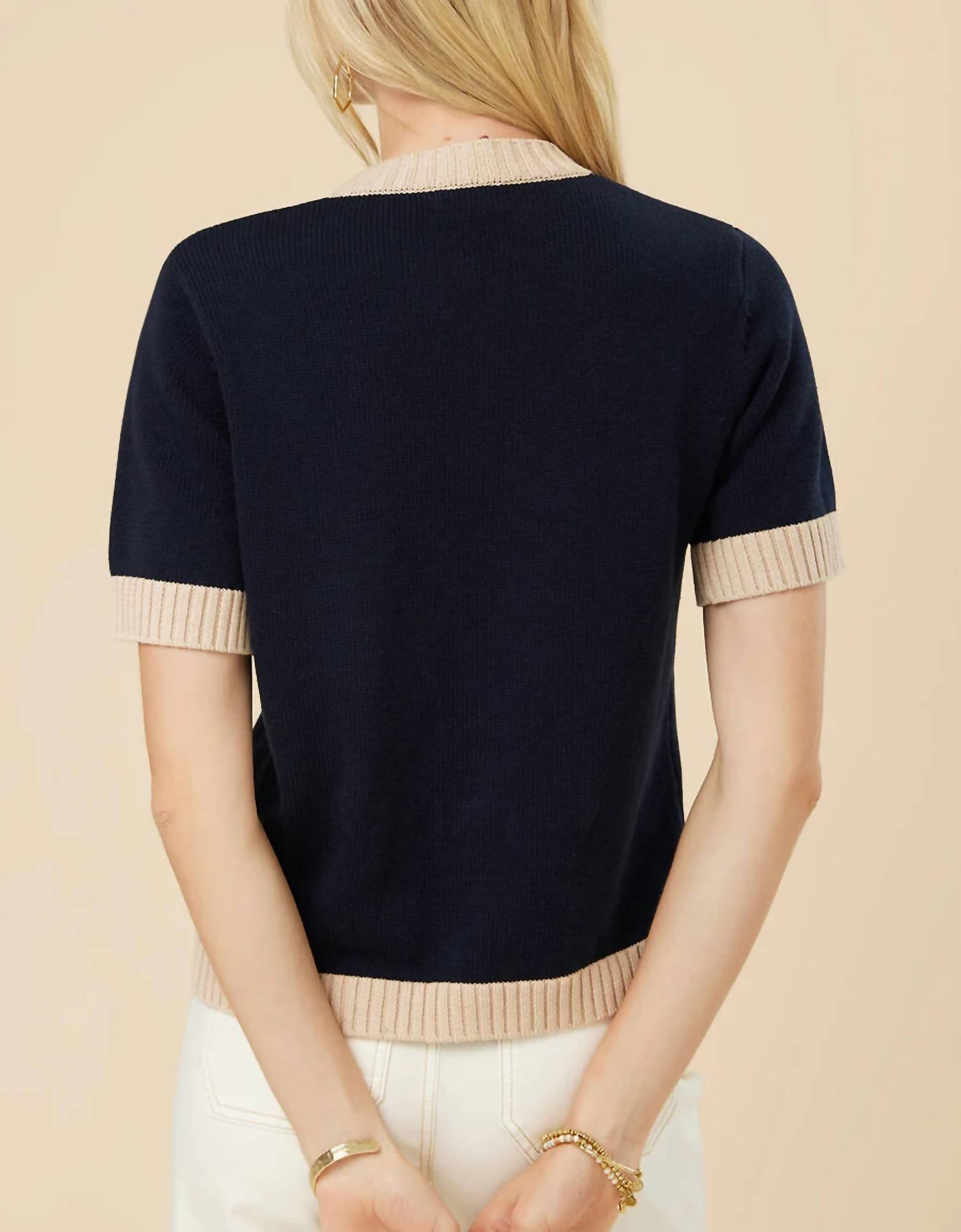 Spartina 449 - Aileen Short Sleeve Sweater