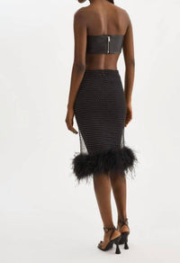 Lamarque - Bareta Fishnet Slip Mini Dress