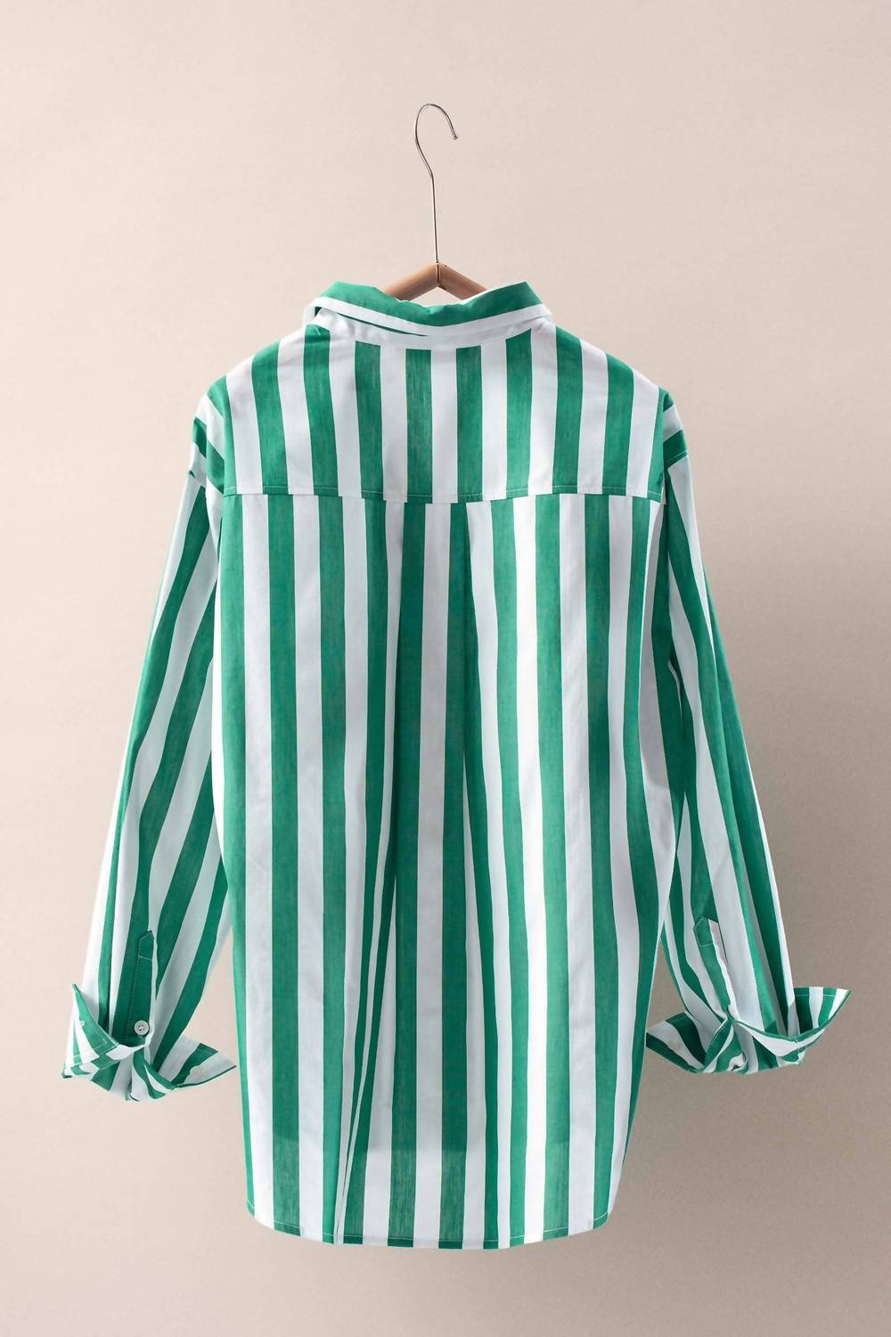 Urban Daizy - Striped Button Down Collared Shirt