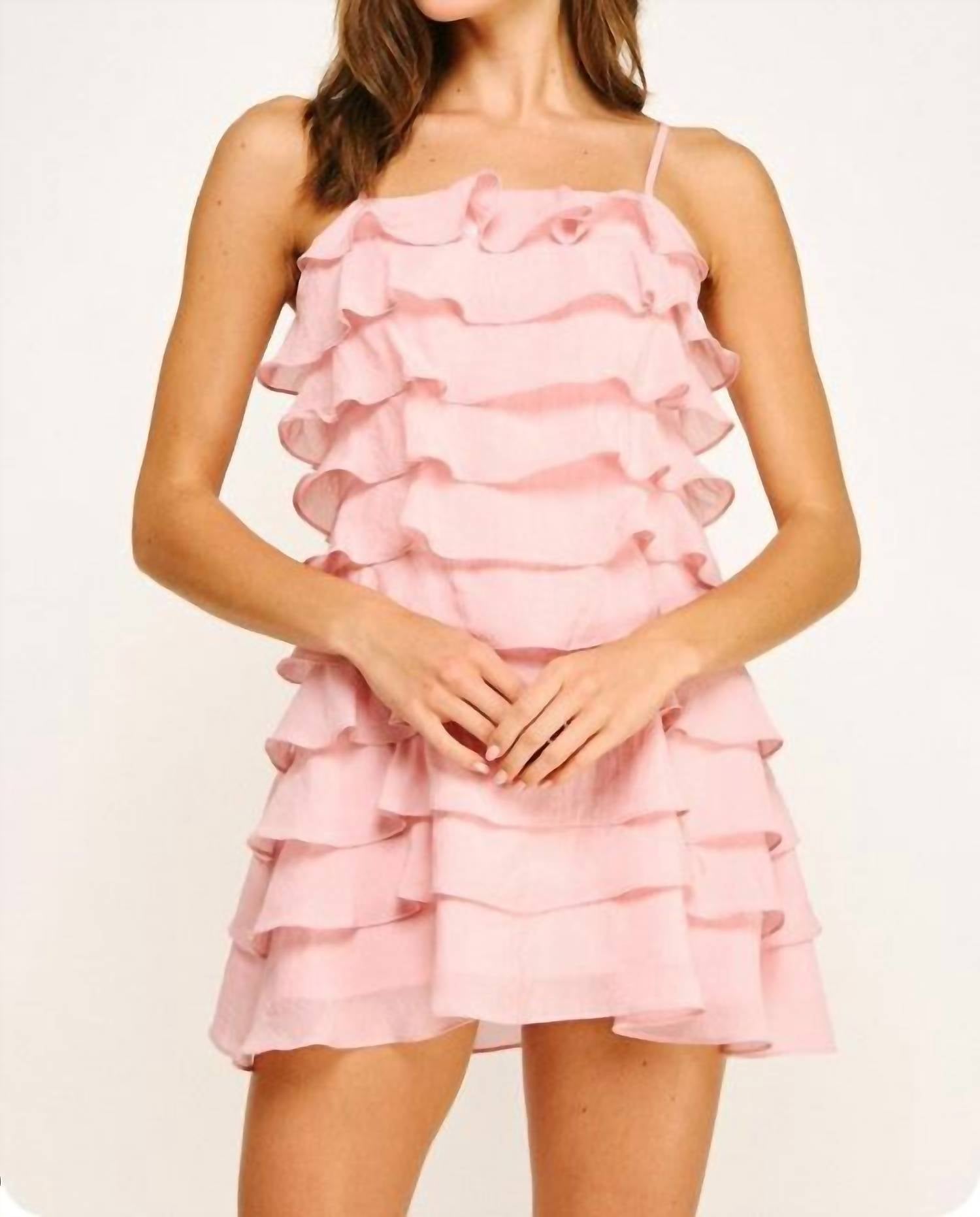 Strut & Bolt - Posie Ruffled Mini Dress