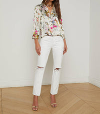 L'Agence - Dani Silk Charonda Butterfly Blouse