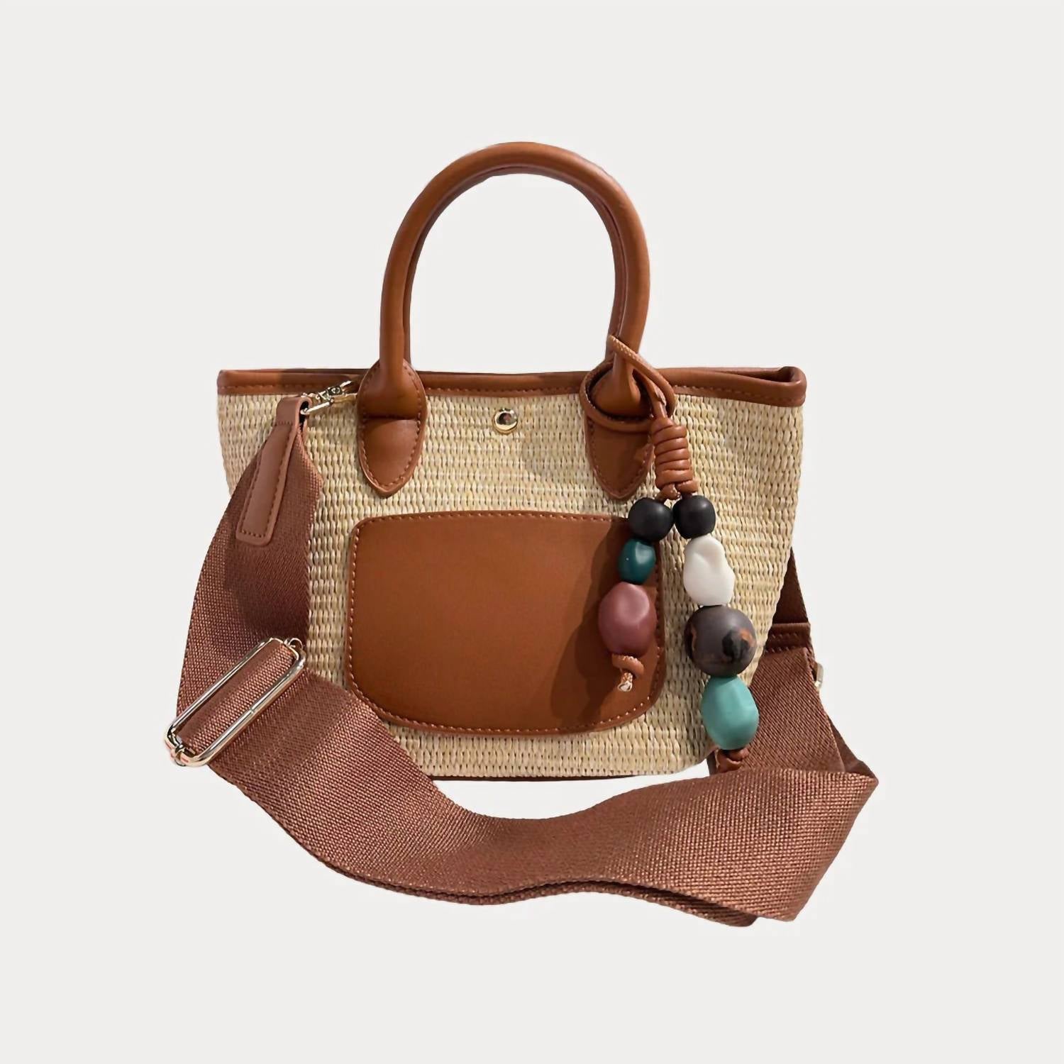 Ahdorned - Carey Mini Raffia Tote