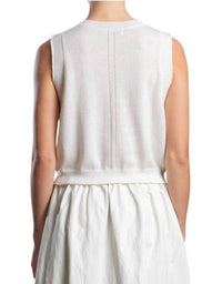 Pharoah - Tally Vest In Dulce Knitwear