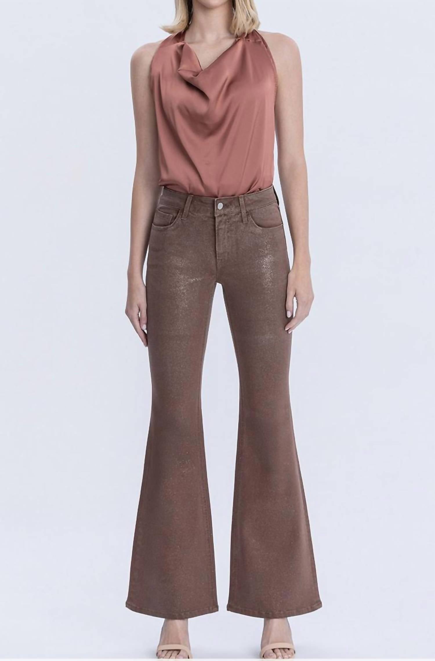 Vervet By Flying Monkey - Alison Mid-rise Glitter Jean