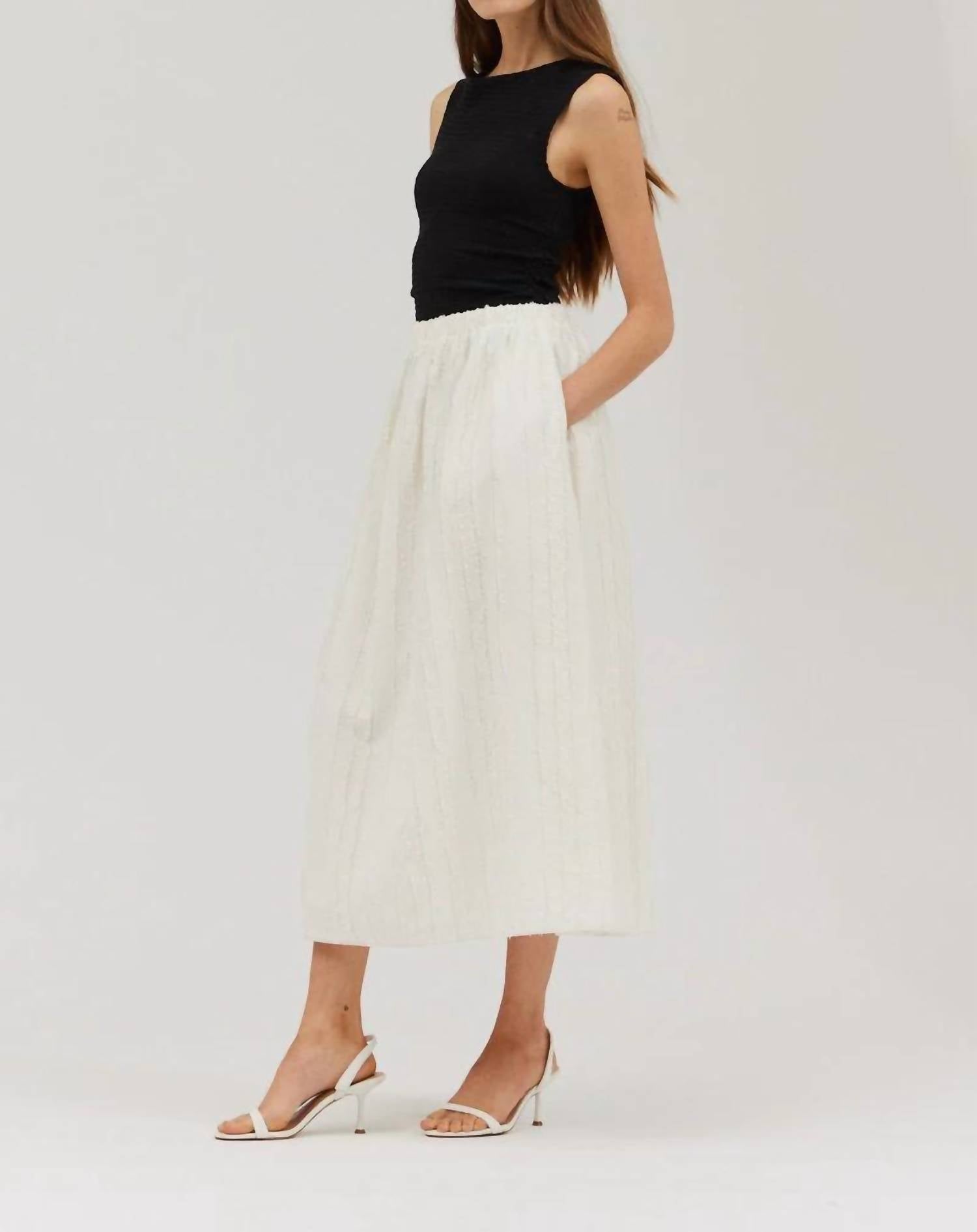 Grade & Gather - Jacquard Maxi Skirt