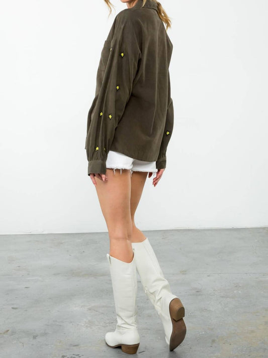 Thml - Embroidered Stars Top