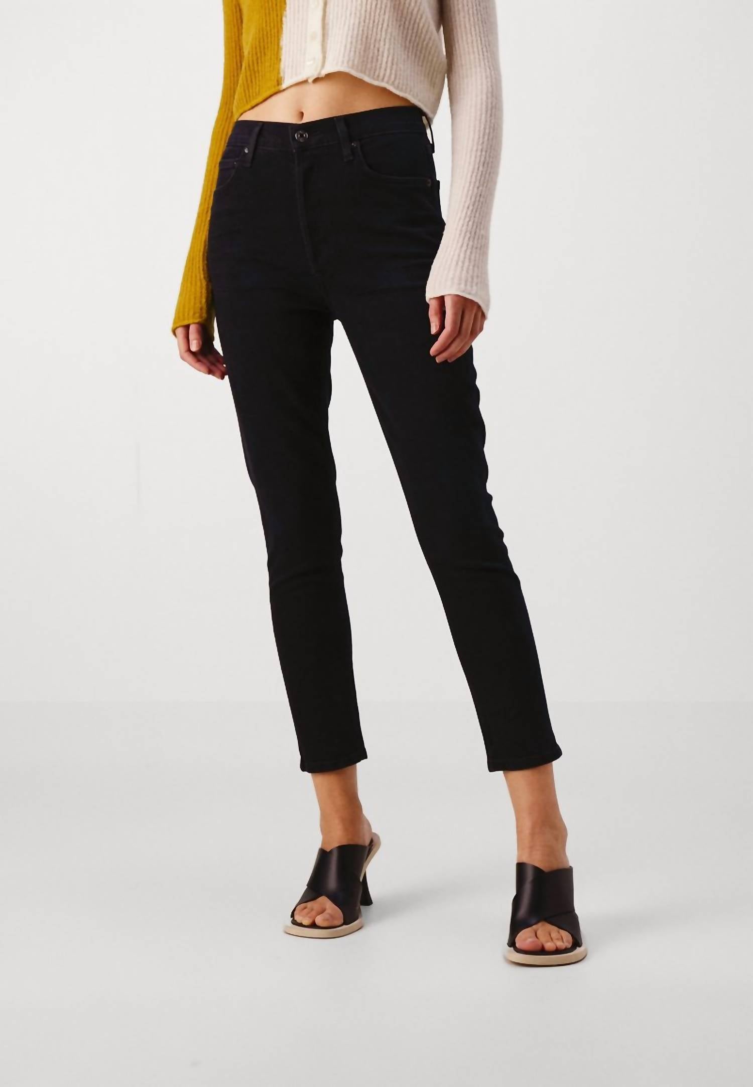 Agolde - Nico Slim-fit High-waisted Jeans