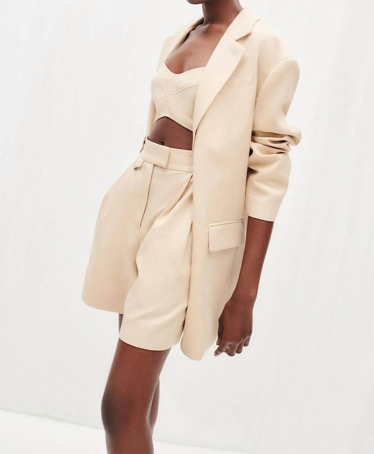 Shona Joy - Oversized Double Button Blazer