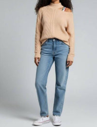 The Athletic Side Of Us - Victorian Cut-out Shoulder Sweater – Ribbed Knit