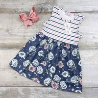 Pete + Lucy - Girls Midnight Rose Dress