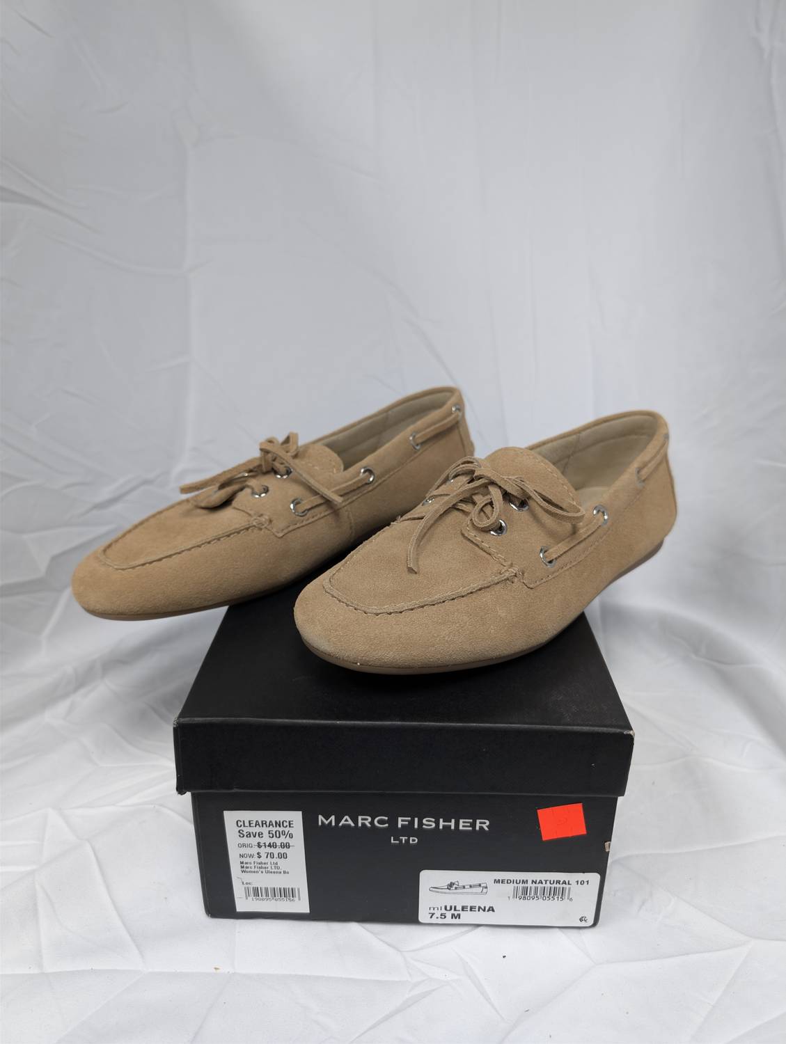 Marc Fisher - Women's Uleena Leather Boat Shoe