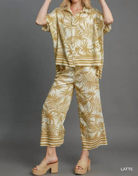 Umgee - Resort Latte Wide Leg Pants