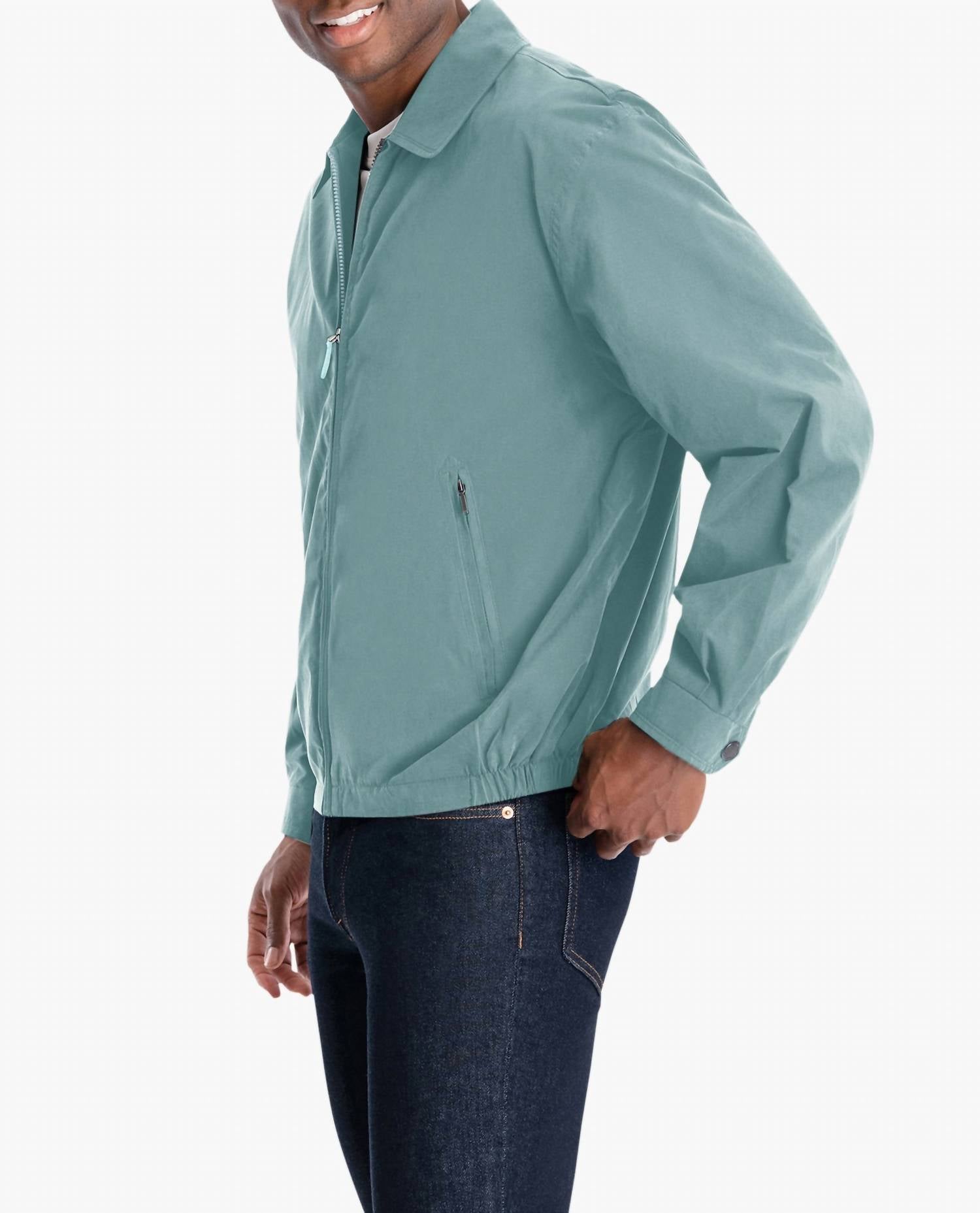London Fog - Auburn Light Weight Zip Front Golf Jacket
