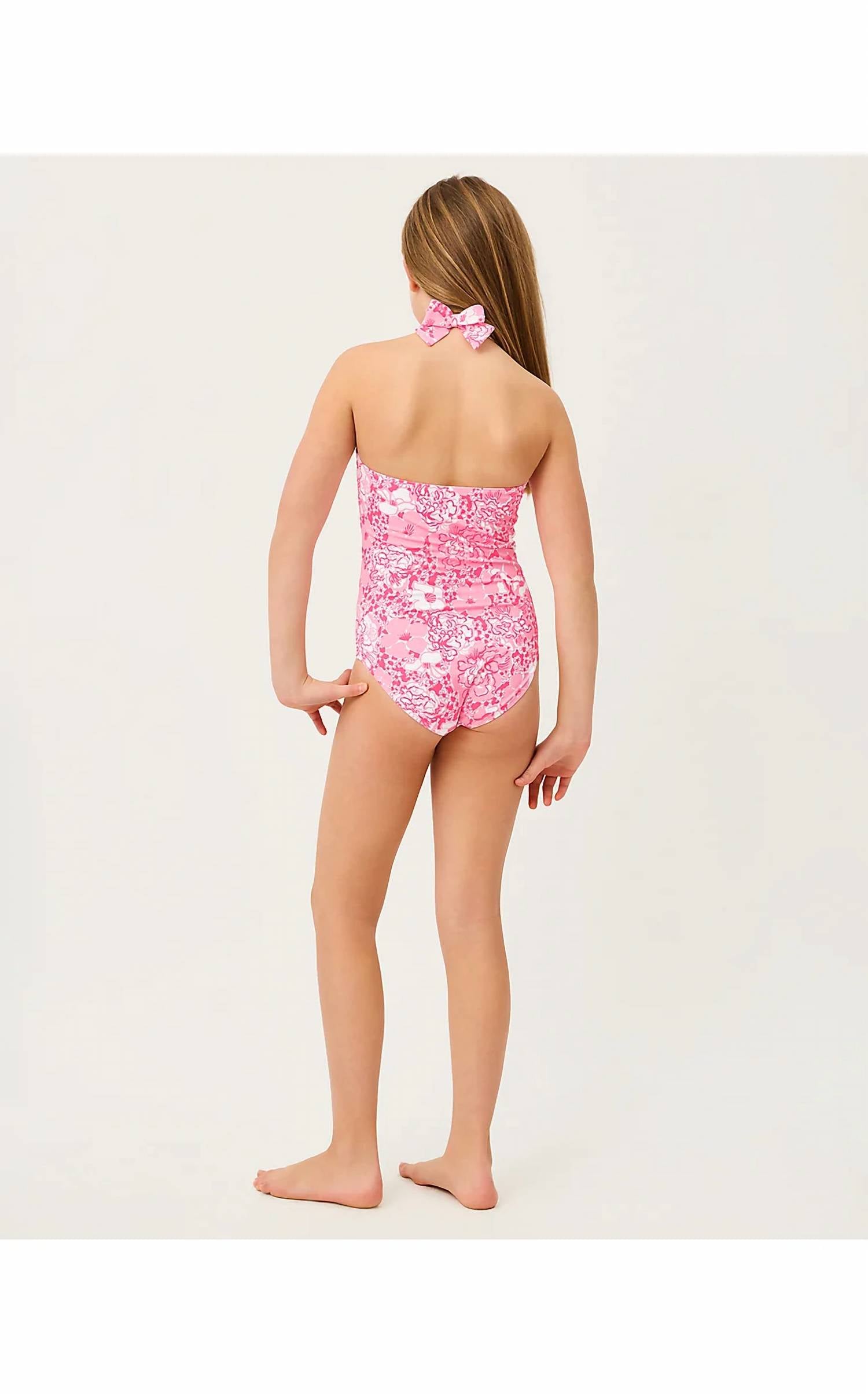 Lilly Pulitzer - Girl's Maddie Flower Swimsuit