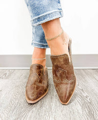 Corkys Footwear - Women's Saloon Western Slide Mules