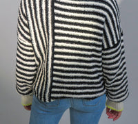Very J - Serene Stripes Mock Neck Sweater