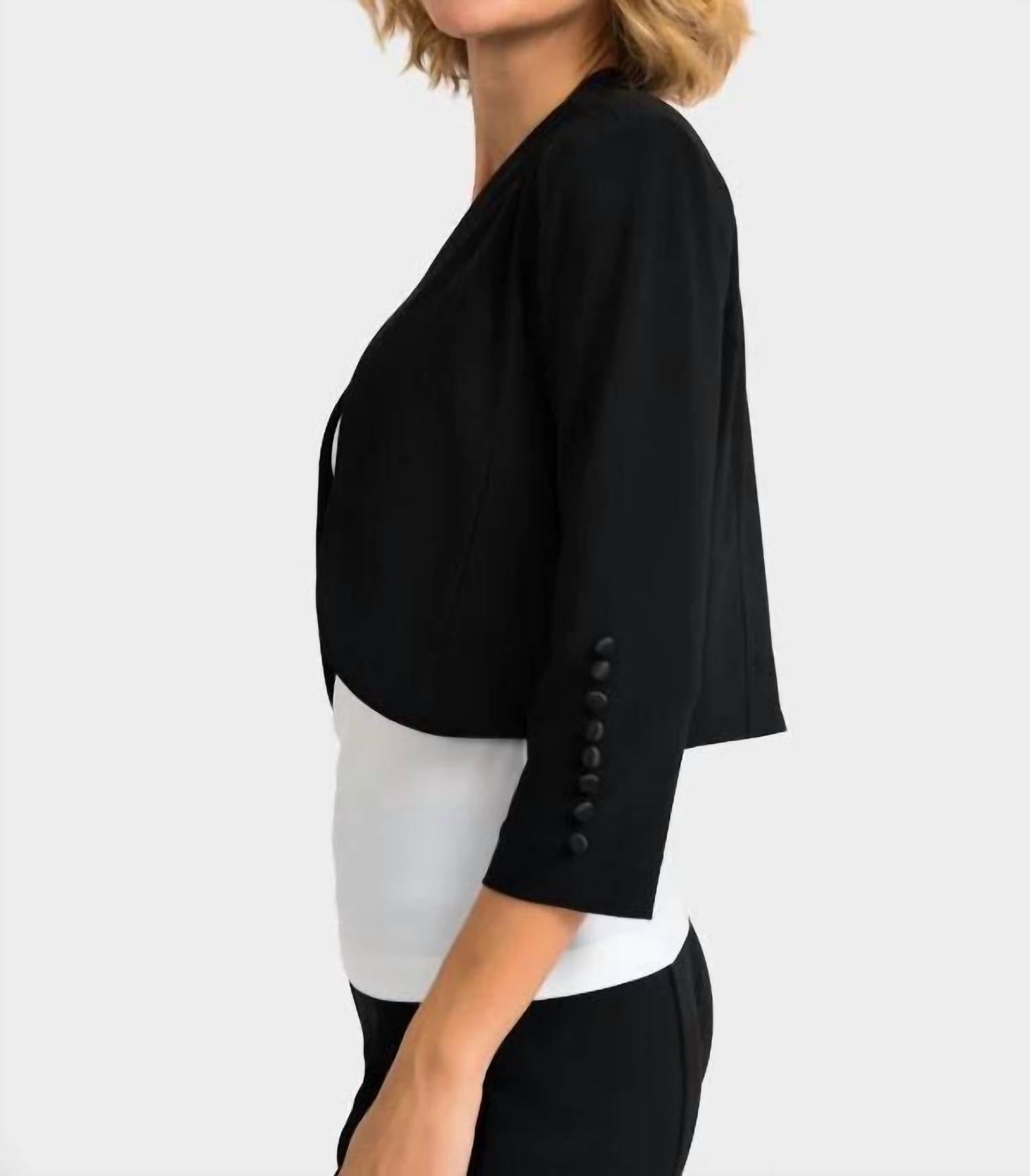 Joseph Ribkoff - Three Quarter Sleeve Bolero