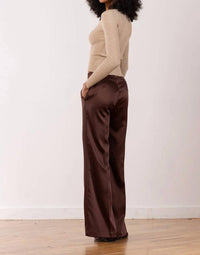 Avenue Montaigne - Carla Liquid Satin Pants