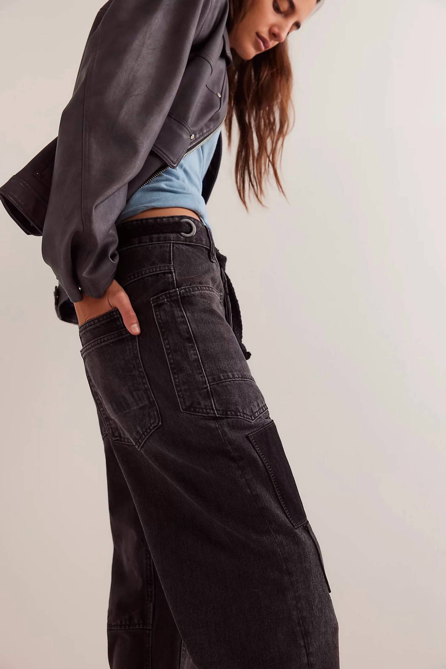 We The Free - Moxie Pull On Barrel Jeans