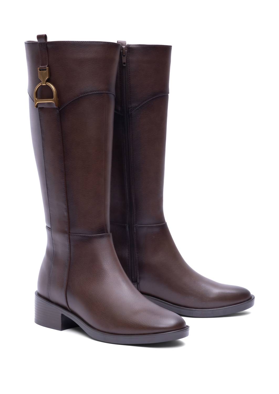 Andrea Women's Knee-high Boots in dark brown - women's shoe - alternate view