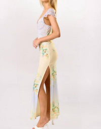 Rowan + Riot - Citrus Floral Maxi Dress