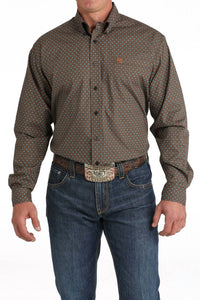 Cinch - Plain Weave Long Sleeve Button Down Shirt