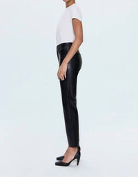 PISTOLA Ally High-rise Ankle Boot Jean in onyx - women's jeans - detail view