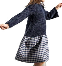 Petit Indi - Girls Drop Waist Dress