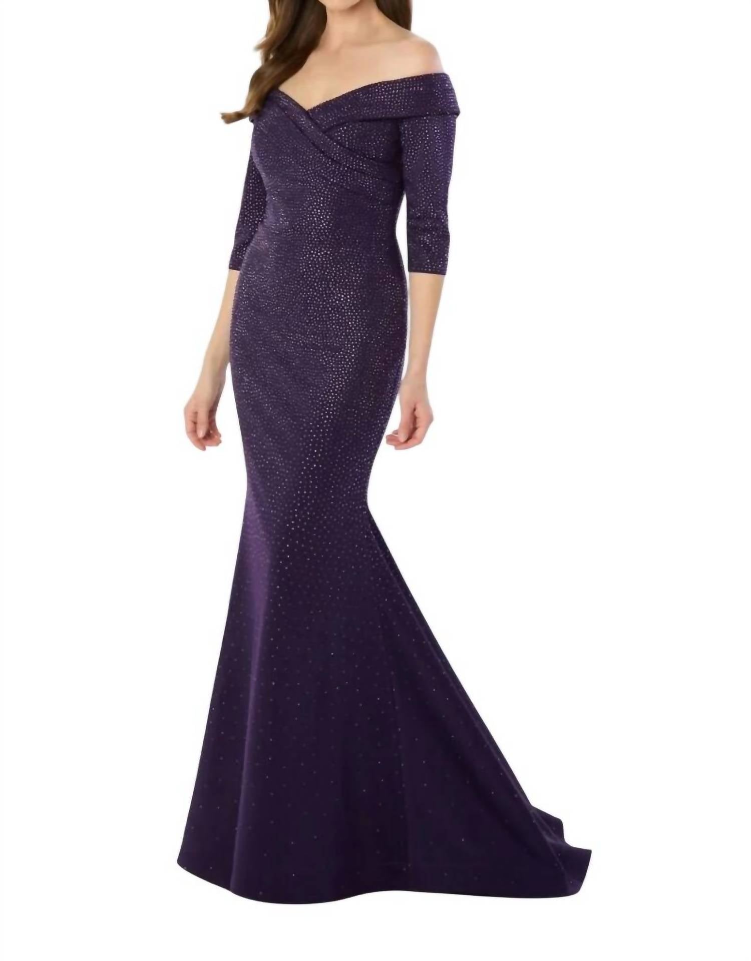 Montage By Mon Cheri - Long Fitted Gown