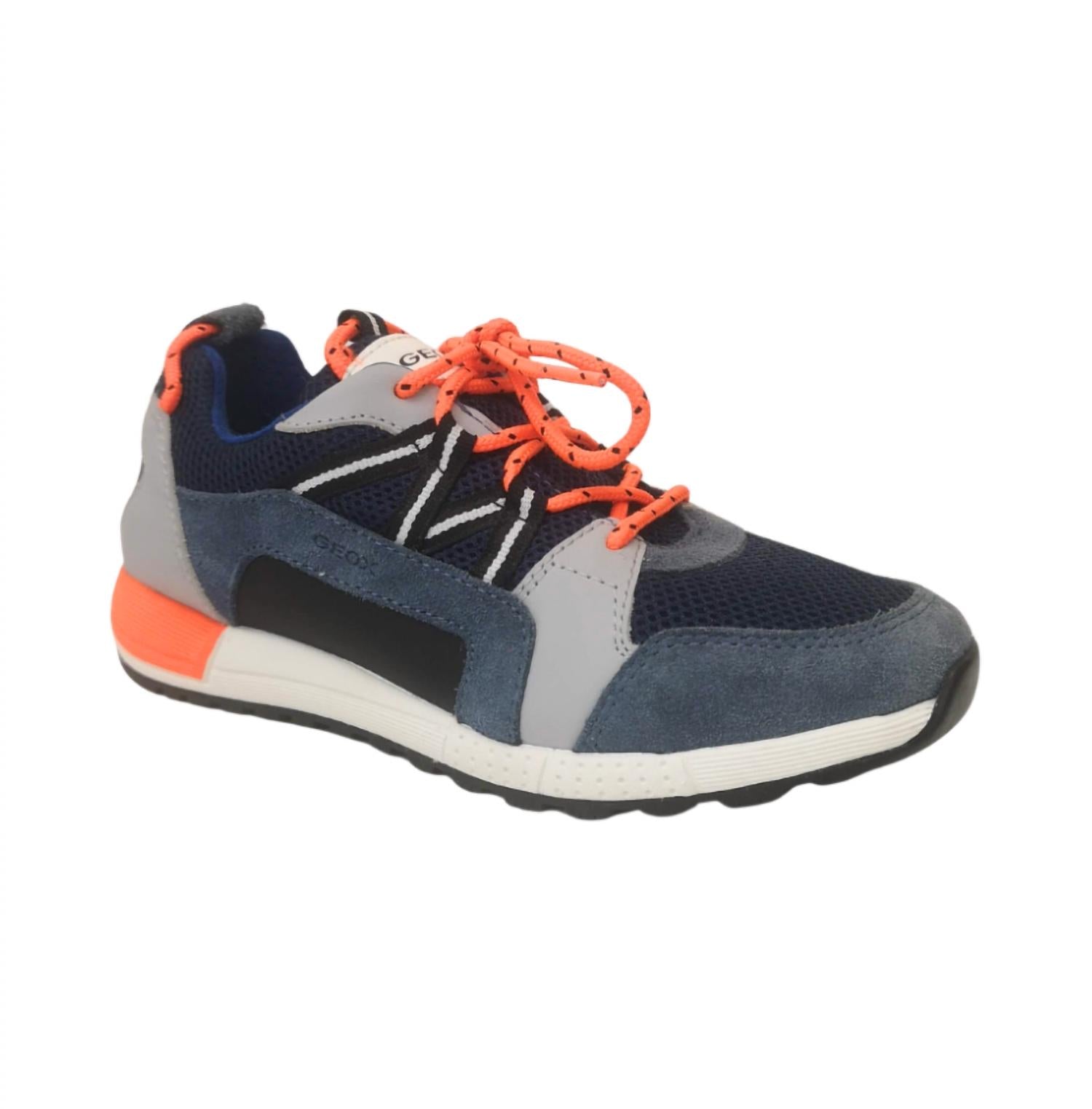 Geox - Boy's Alben Lace Up Sneaker
