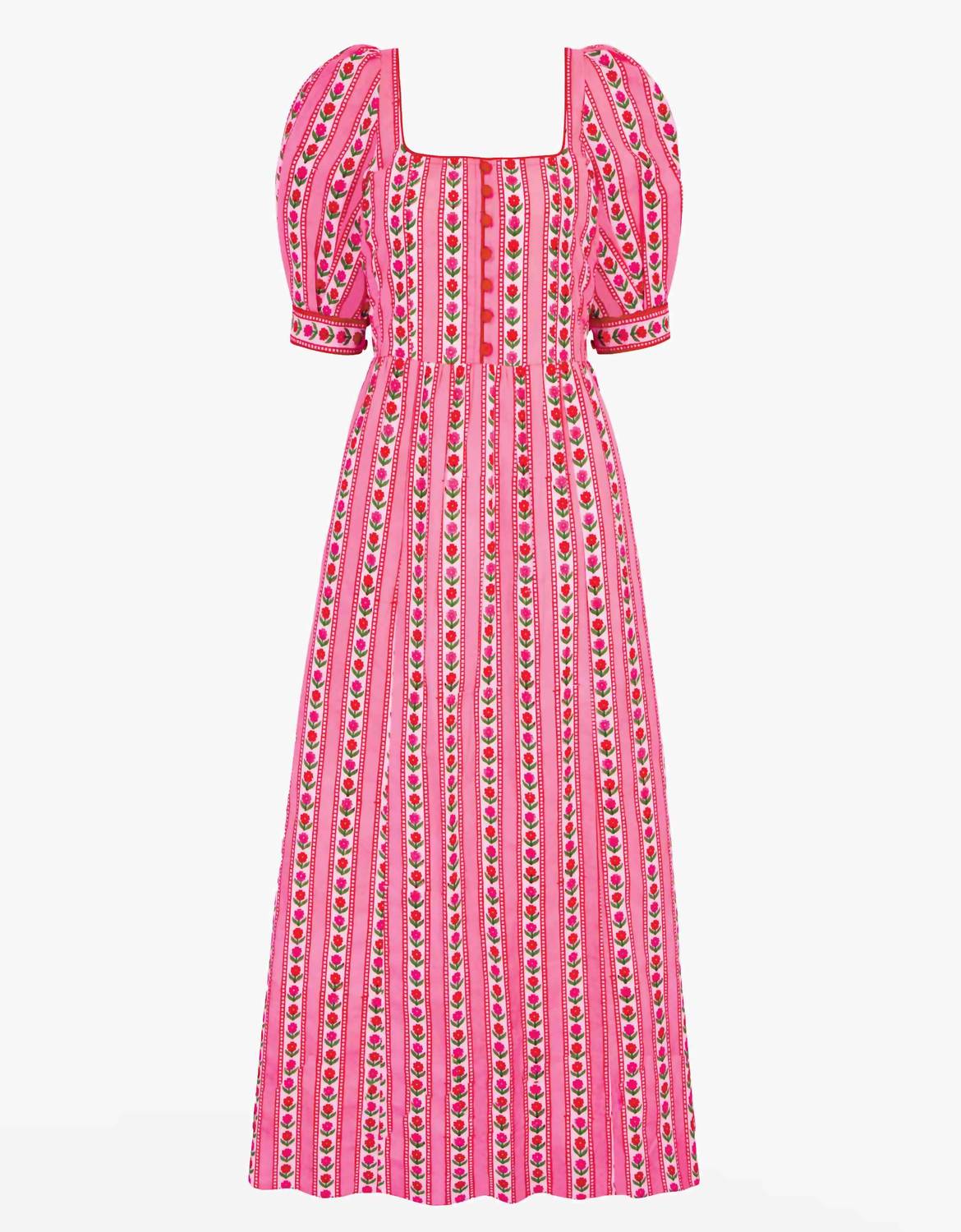 Pink City Prints - Sierra Midi Dress