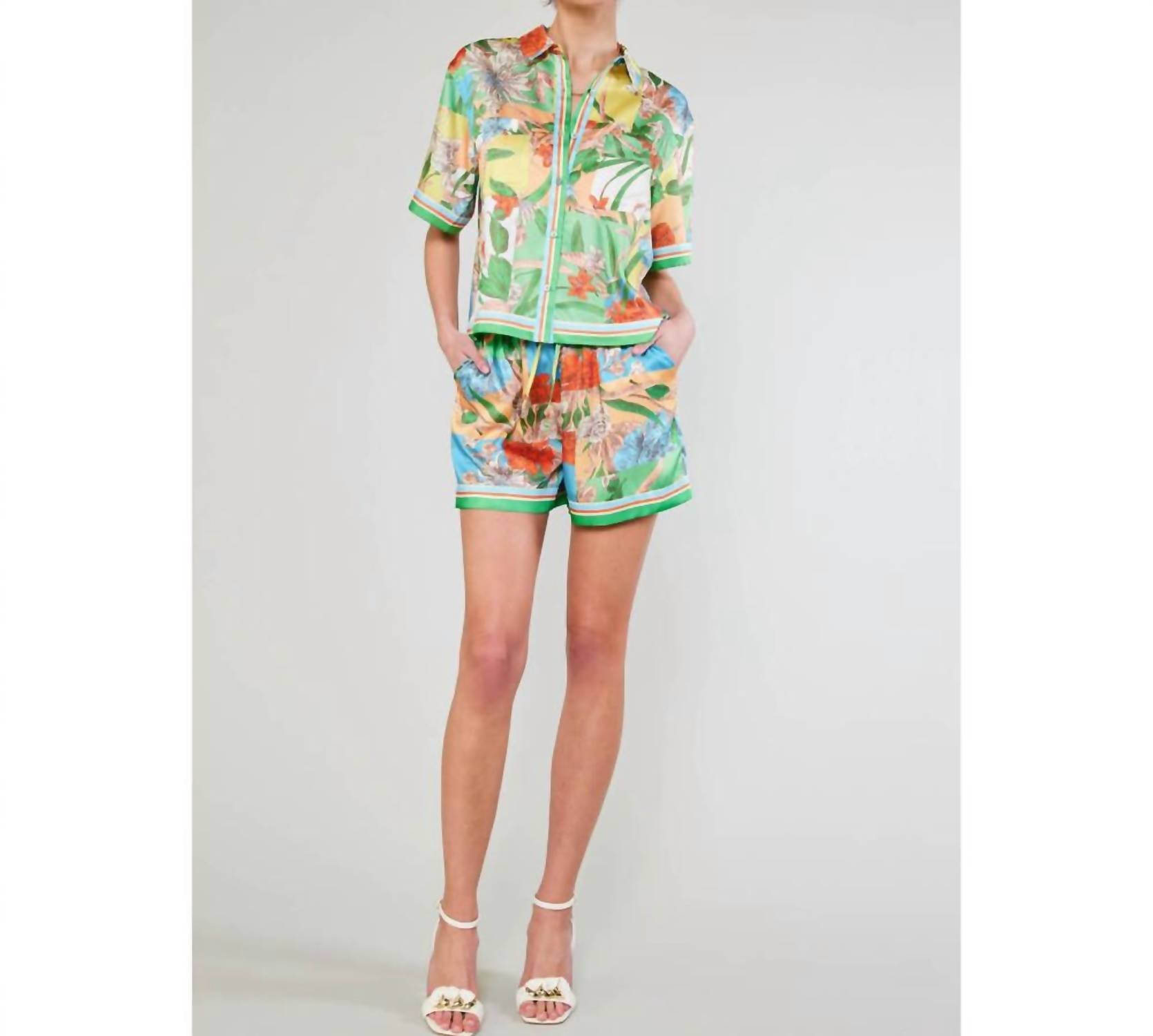 Current Air - Italian Florals Short